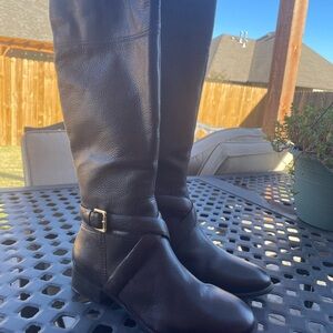 Talbots Rich Brown Leather Winter Boots
